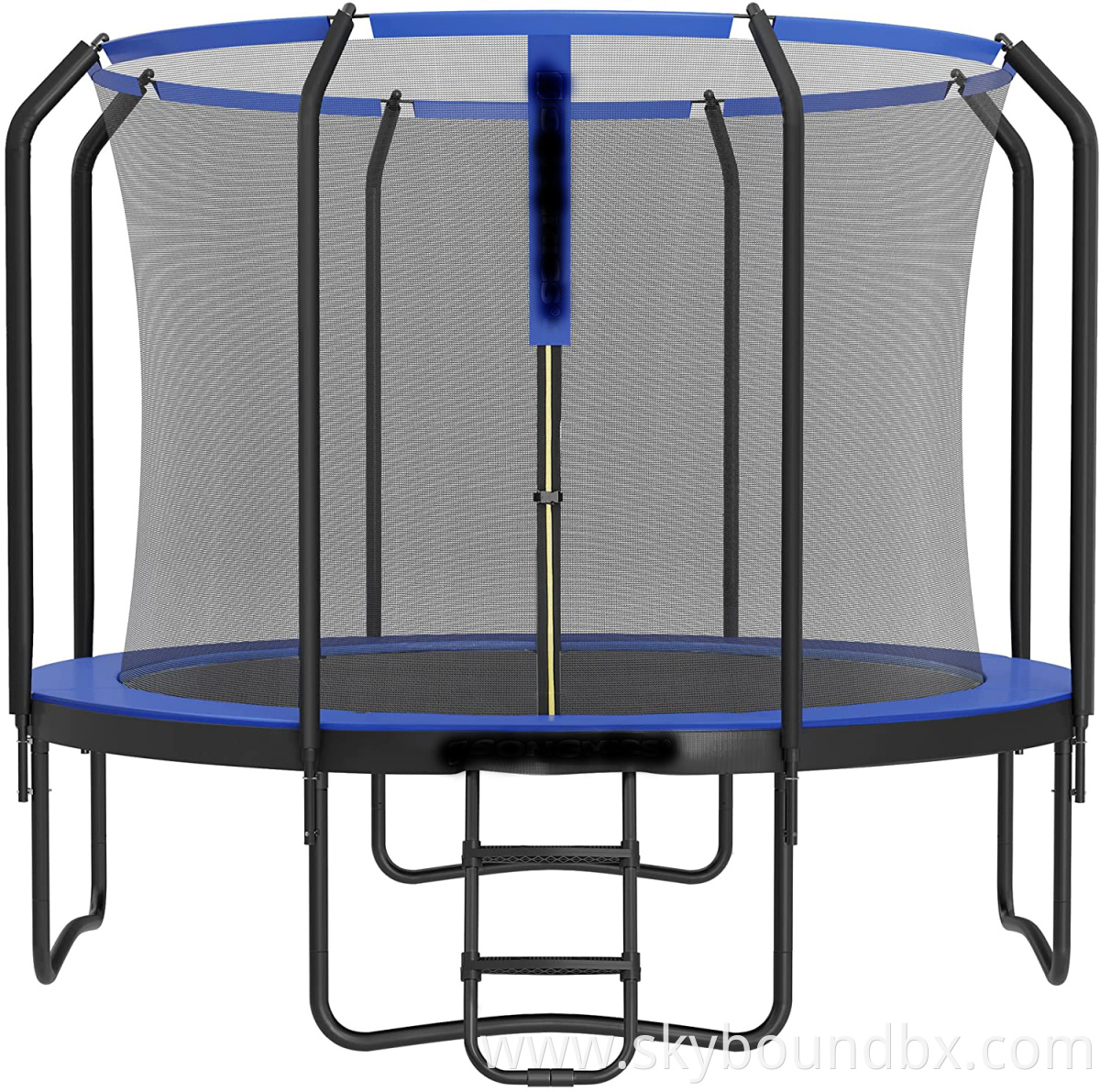 Trampoline, 366 cm Diameter Trampoline with 8 Poles, Outdoor Trampoline for Fitness and the Garden with All-Round Safety Net